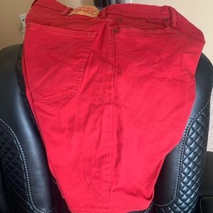Red Denim Levi’s